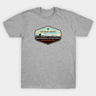 Continental Divide Trail - New Mexico Colorado Wyoming Idaho Montana - trail hiking badge T-Shirt